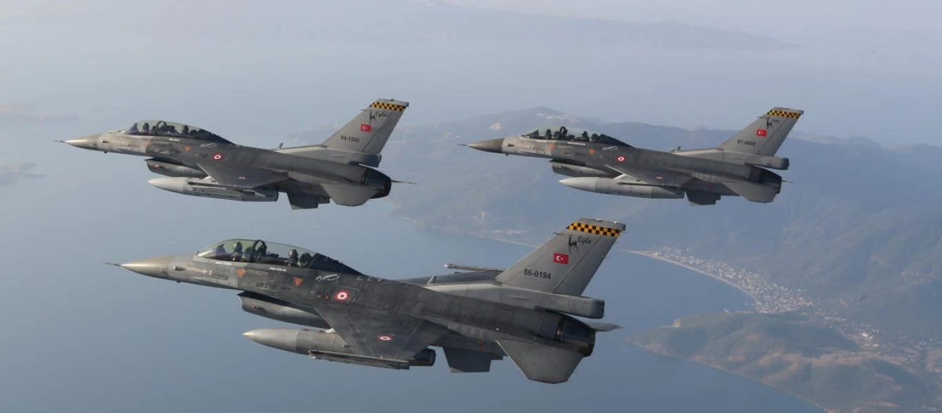 Τουρκική Αεροπορία: Υπερπτήσεις, εμπλοκές με μαχητικά της ΠΑ και δεκάδες παραβιάσεις στο Αιγαίο